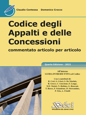 cover image of Codice degli Appalti e delle Concessioni